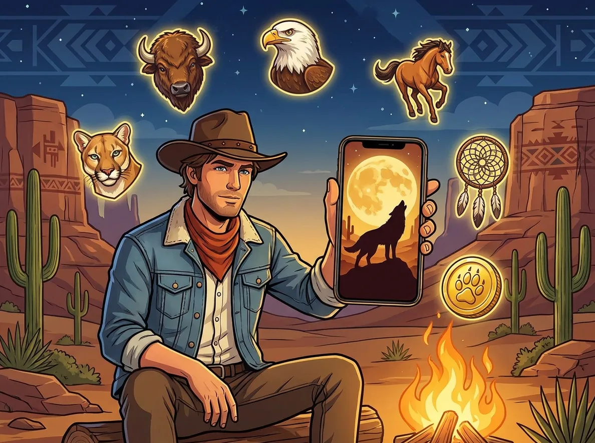 Wolf Gold in a mobile browser